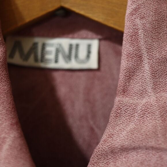 Menu Vintage 80s Tie Dye Purple Lavender Jumpsuit Belted Made in USA Size 10 - Picture 14 of 16